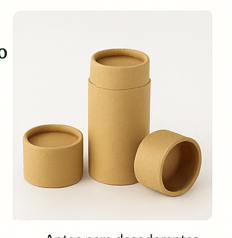 tubo carton para desodorante
